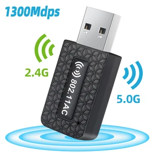 5g Гц USB Wi-Fi адаптер 5 ГГц Wi-Fi адаптер Wi-Fi Usb Wi-Fi Антенна Dongle AC сетевая карта Lan Ethernet беспроводной модуль 5G для ПК