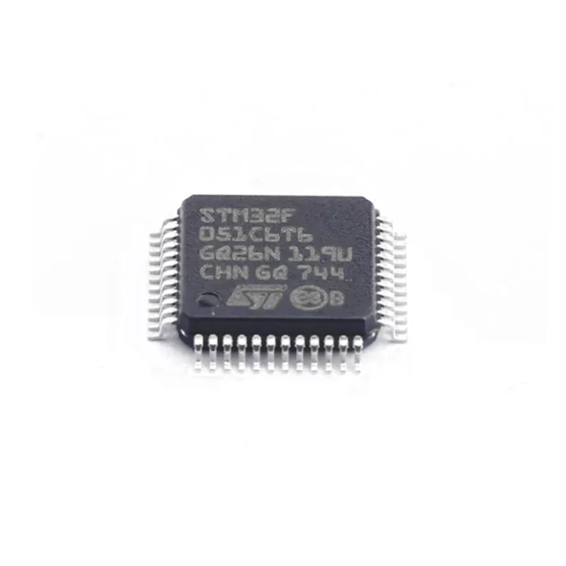 

Микроконтроллер STM32F051C6T6, Шелковый экран, микроконтроллер STM32F051, новая оригинальная интегральная схема, 1 шт.