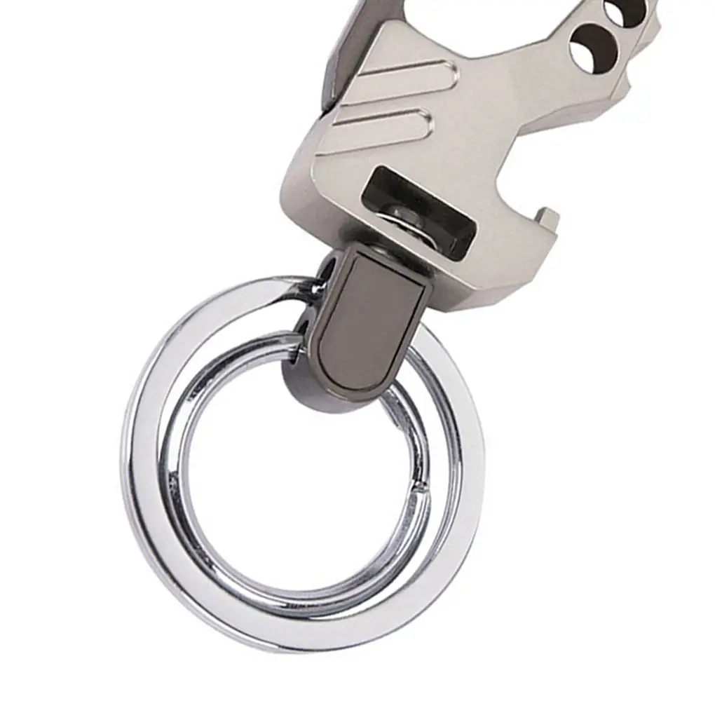2/3/5 Beer Bottle Opener Keychain Pocket Stainless Steel Key Chain Metal Men Car Play Key Ring