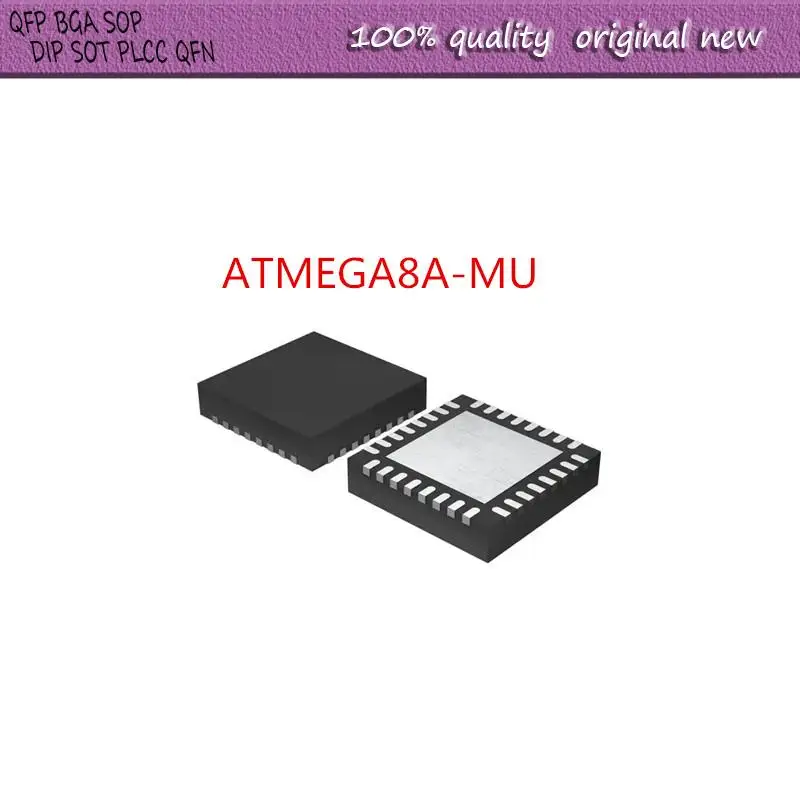 

Новинка, 5 шт./лот, Φ ATMEGA ATMEGA8 ATMEGA8A, ATMEGA8A-MU MEGA8A