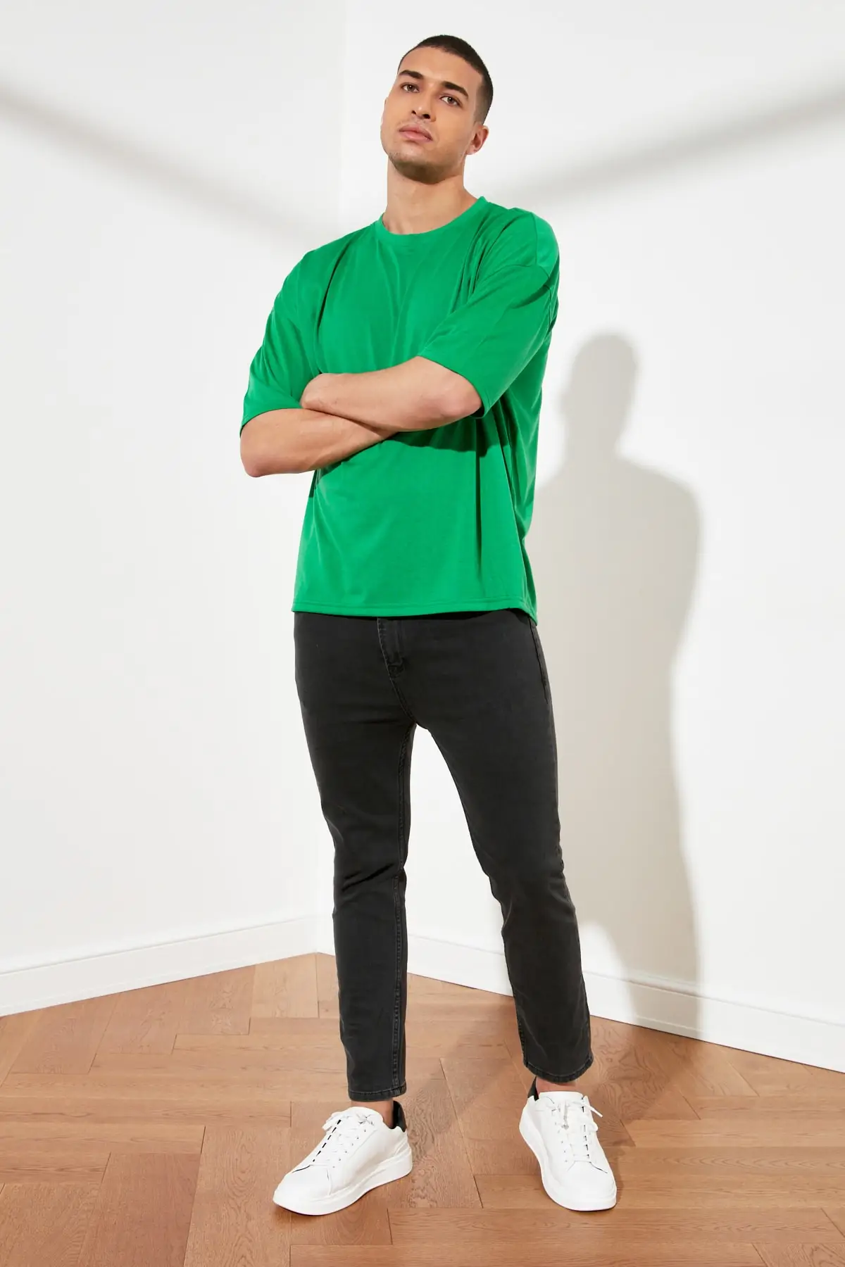 Trendyol Male Skinny Fit Cropped Jeans TMNSS21JE0054