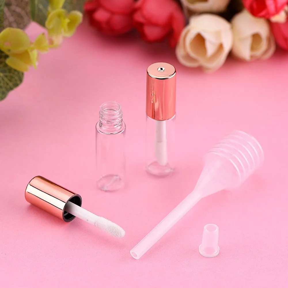 20PCS 1.2mL Mini Refillable Lip Gloss Tubes Containers with Rubber Inserts  for Travel Split Charging DIY Cosmetic Wholesale images - 6