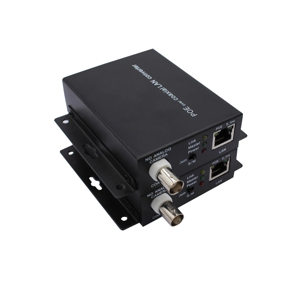 Фото NF-9803 1-портовый удлинитель питания для IP-камеры 10/100Base-Tx и BNC через коаксиальный сетевой преобразователь Оптоволоконный медиаконвертер №5