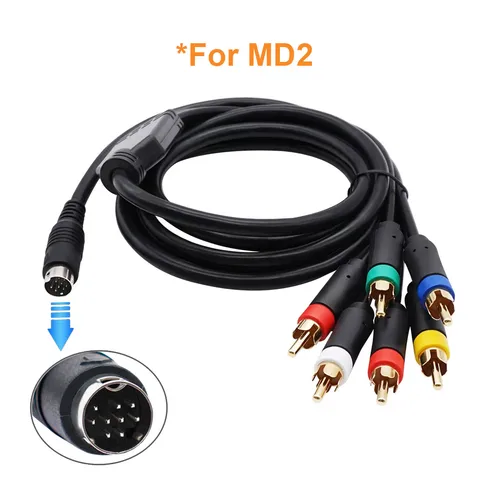 TicKnot 1,8 м RGBSC кабель для Sega Saturn/Mega Drive Компонентный кабель игровой консоли для Nintendo N64