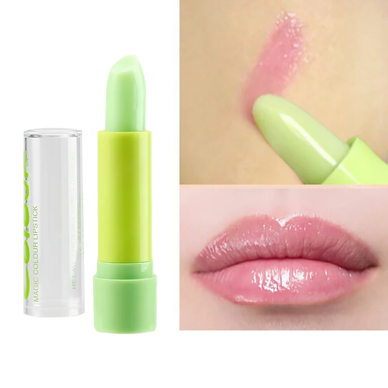 

Lip Balm Lipstick Not Easy Fade Jelly Lipsticks Temperature Color Changing Moisturizing Lasting Lip Balm Makeup Lip Care Beauty