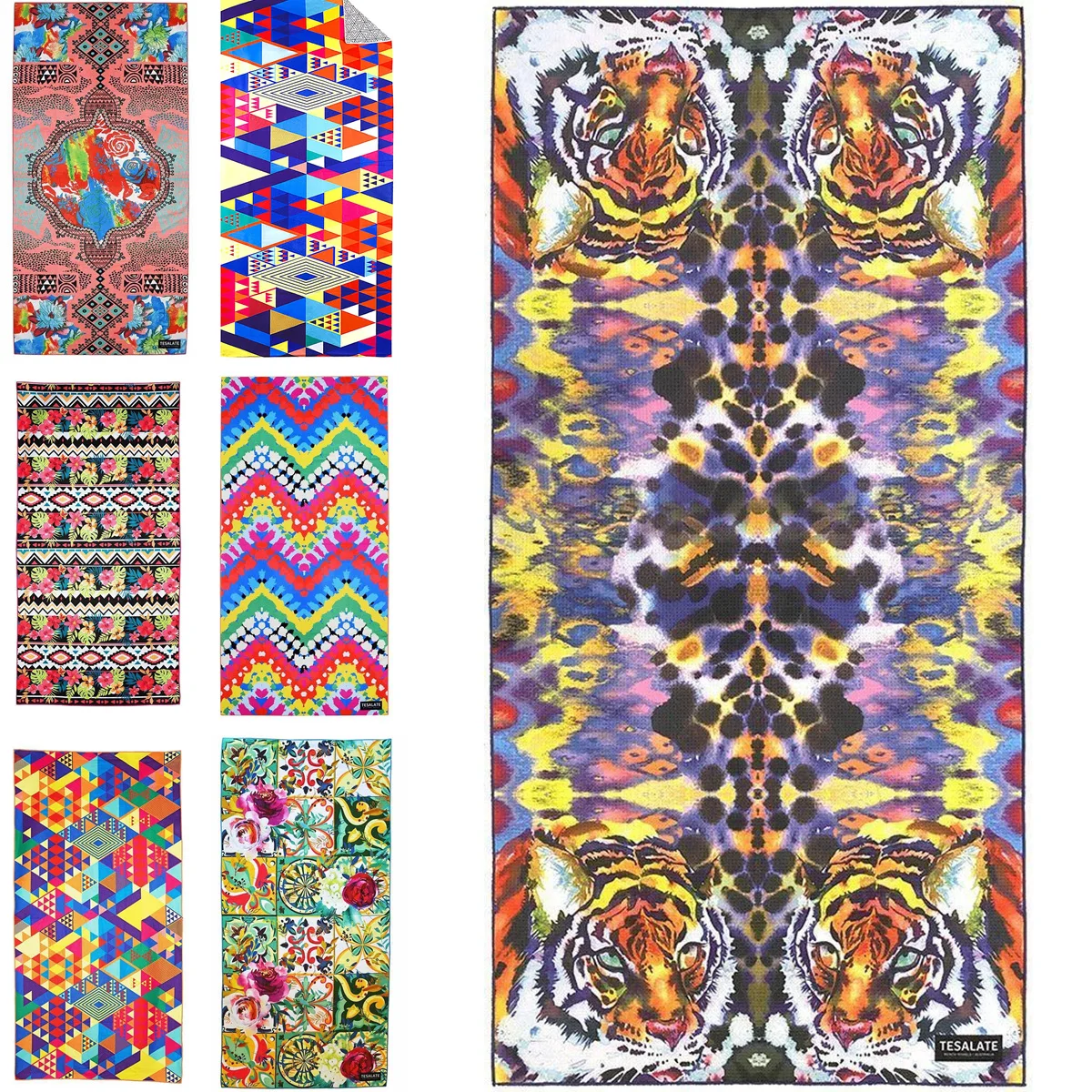 

Trendy Quick Dry Beach Towel Super Soft Light Weight Boho Beach Towels Sand Free Swimming Gym Towel Large Size Bohemian