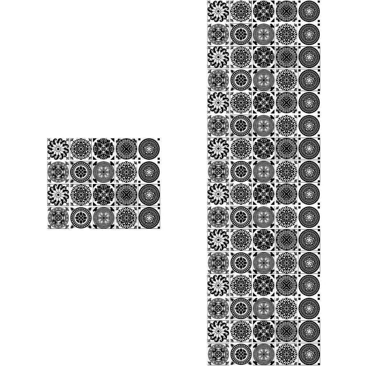 

100 Pcs Sticker Peel And Stick Decal Adhesive Tile Peel And Stick Tile Sticker Diy Tile Decals Bathroom Tile Sticker