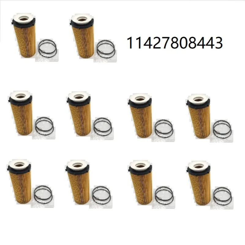 

10 шт. масляный фильтр для bm E90 E92 E71 11427808443 комплект фильтрующих элементов для X5 X6