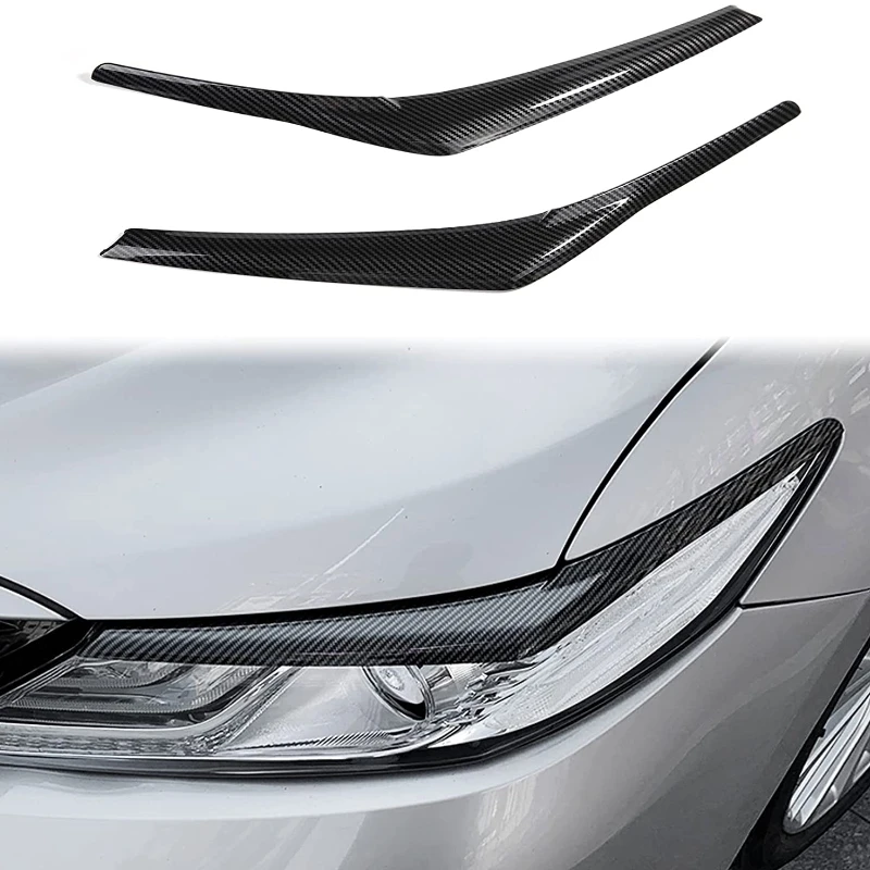 

Внешняя накладка на переднюю фару для Toyota Camry 2022, 2021, 2020, 2019, 2018, аксессуары из углеродного волокна