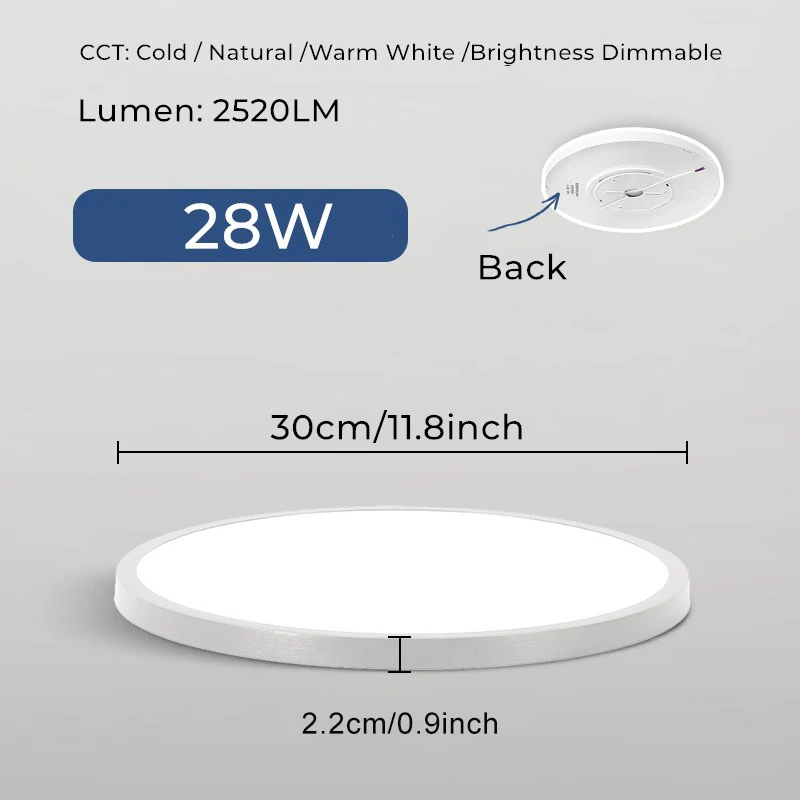 

POLKE Ультратонкий светодиодный потолочный светильник
