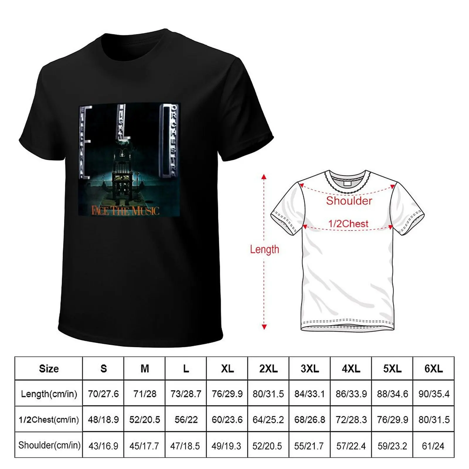 БОЛ социальныеíc Líght élo Rosenfixá Face The Music Album Cover T-Shirt футболка на заказ уличная одежда