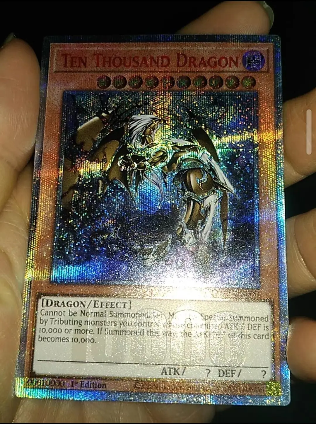 

Коллекционные японские карточные игрушки Yu-Gi-Oh OCG/TCG Std 10th 1011 20th SER IGAS десять тысяч драконов для детей (не оригинальные)