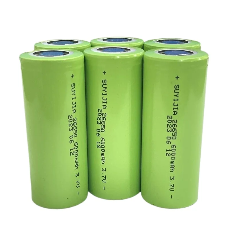 Аккумулятор 26650 3 7 В 6000 мАч литий-ионные
