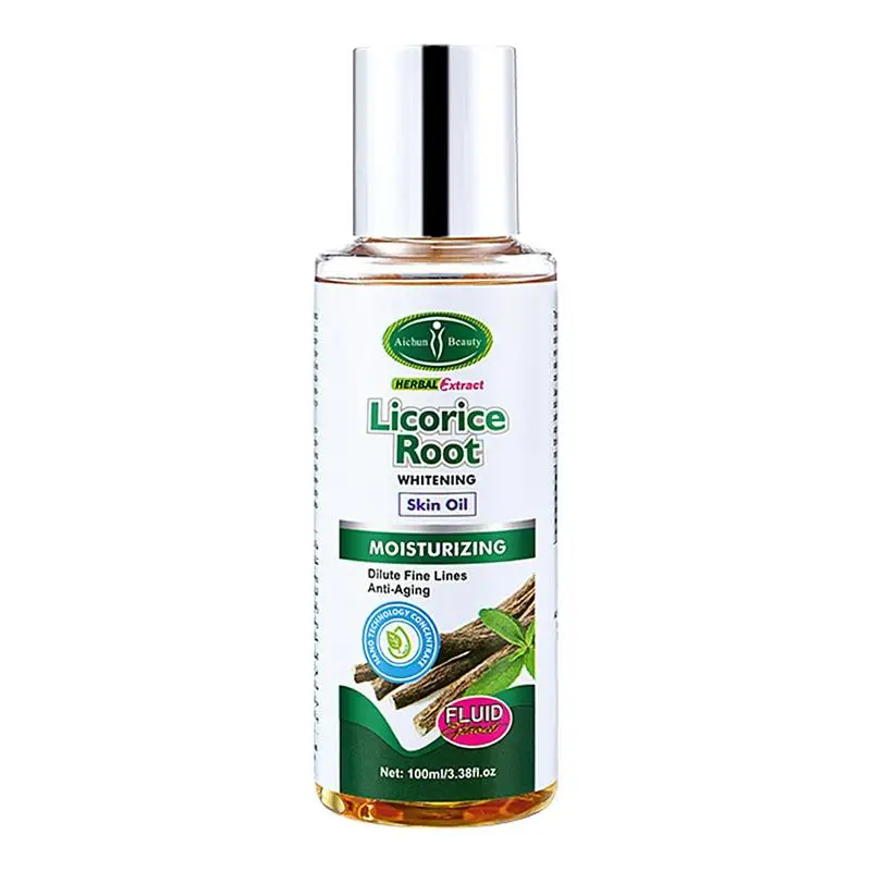 

Licorice Root Oil Organic For Skin 100ml Face White Oil Facial Moisturizing Pore Shrinking Facial Oil Licorice Root Extract