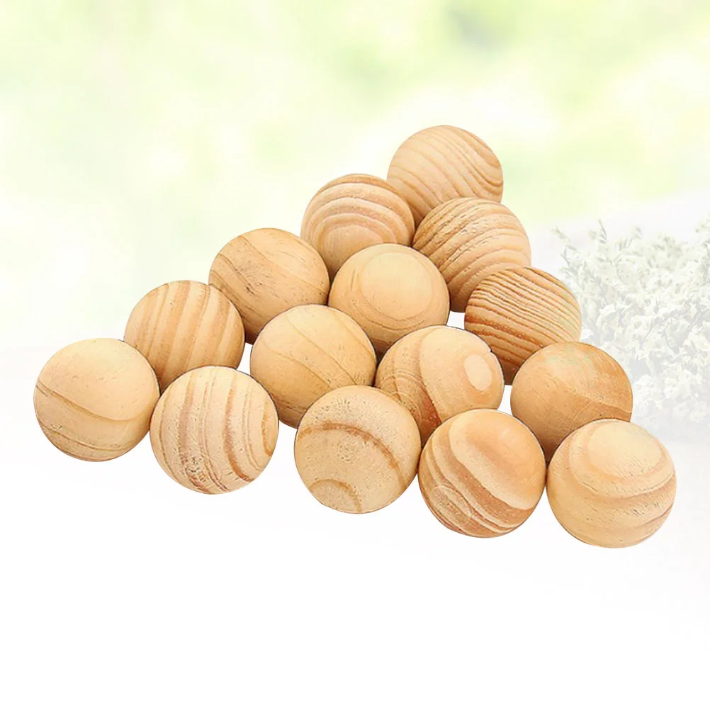 

Wooden Ball Drawer Bug Wardrobe Natural Cedar Balls Fragrant Moth