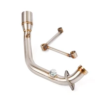 slip on motorcycle head connect tube front link pipe stainless steel exhaust system for yamaha bws 125 all years