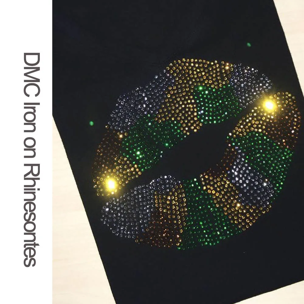 DMC Hotfix Rhinestones SS6 SS10 SS16 SS20 SS30  Crystal  Glass  Better Stone With Glue On Flatback M-foild heat Press Stones