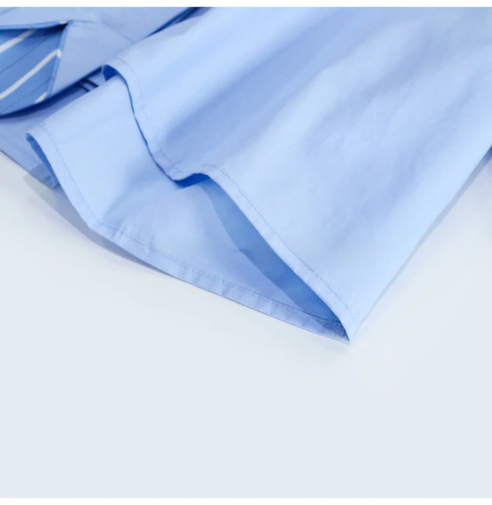 Heidd Legal Order M Home * 24 ранняя осень синие рубашки с завязками на плечах топ []]