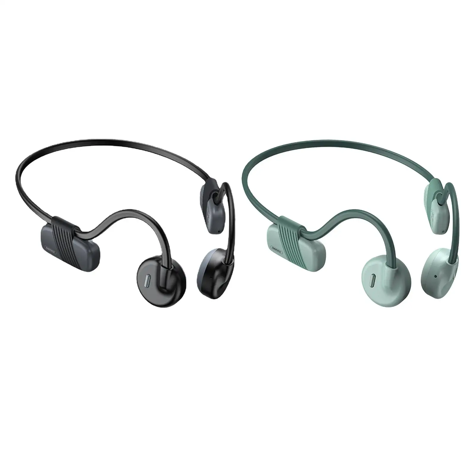 

Bone Conduction Headphones Bluetooth 5.1 with Mic IPX6 Waterproof Sweat Resistant Open Ear Headset for Running Workout Bicycling