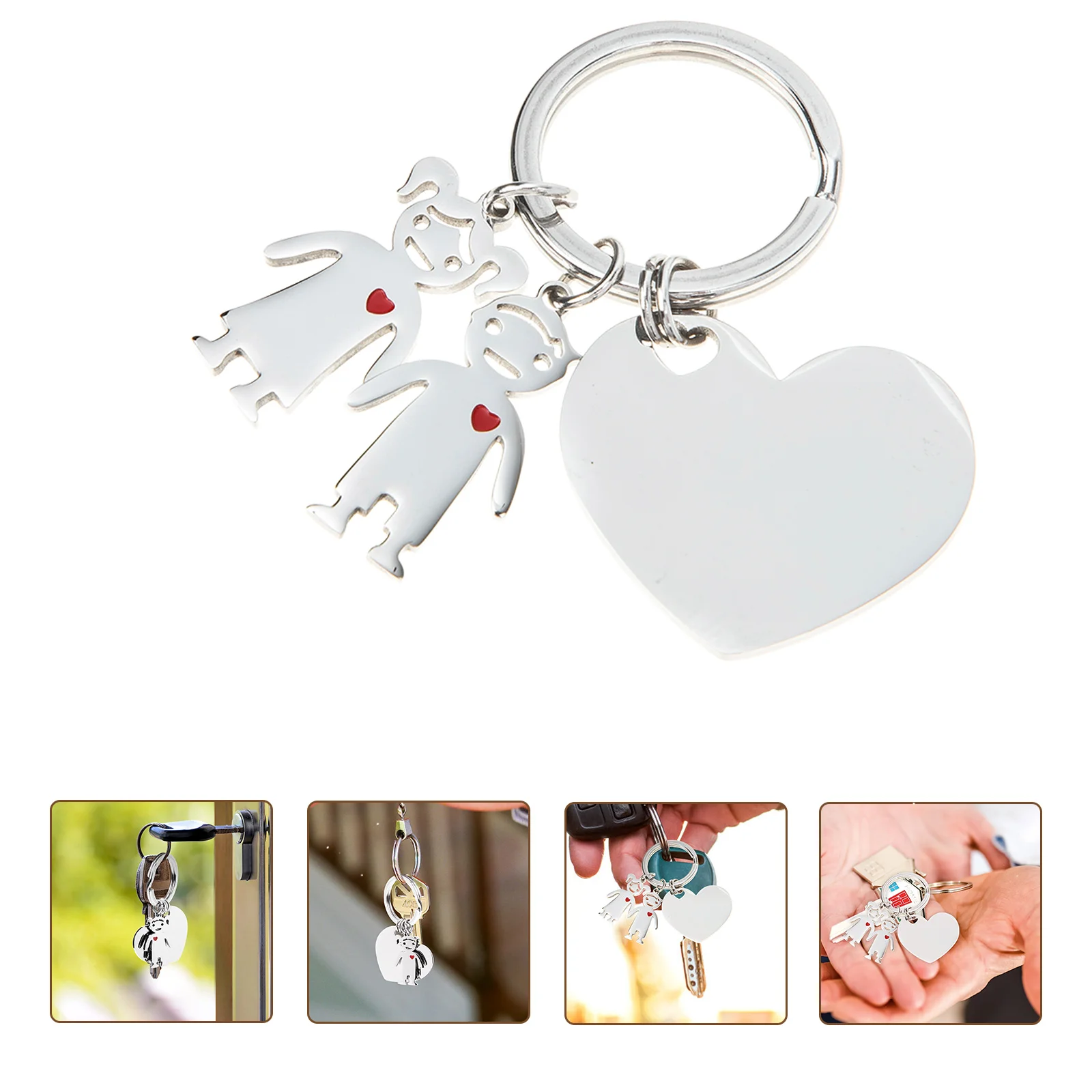 

Брелок для ключей на День отца, декоративный, из нержавеющей стали, подарок на день отца