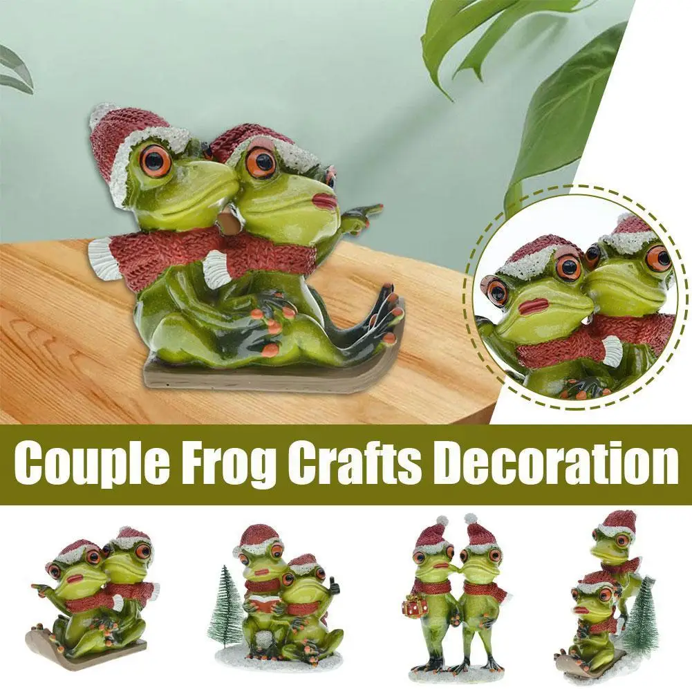 

3D Resin Creative Frog Craft Bonsai Succulent Decoration Garden Statue Frog Ornament Landscaping Photography Figurine Craft B6Z6