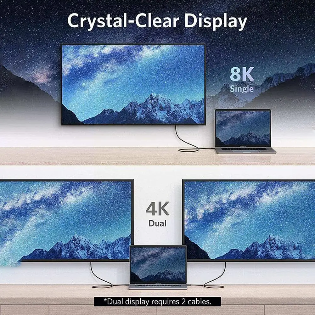 

USB-кабель для быстрой зарядки Thunderbolt 4, 40 Гбит/с