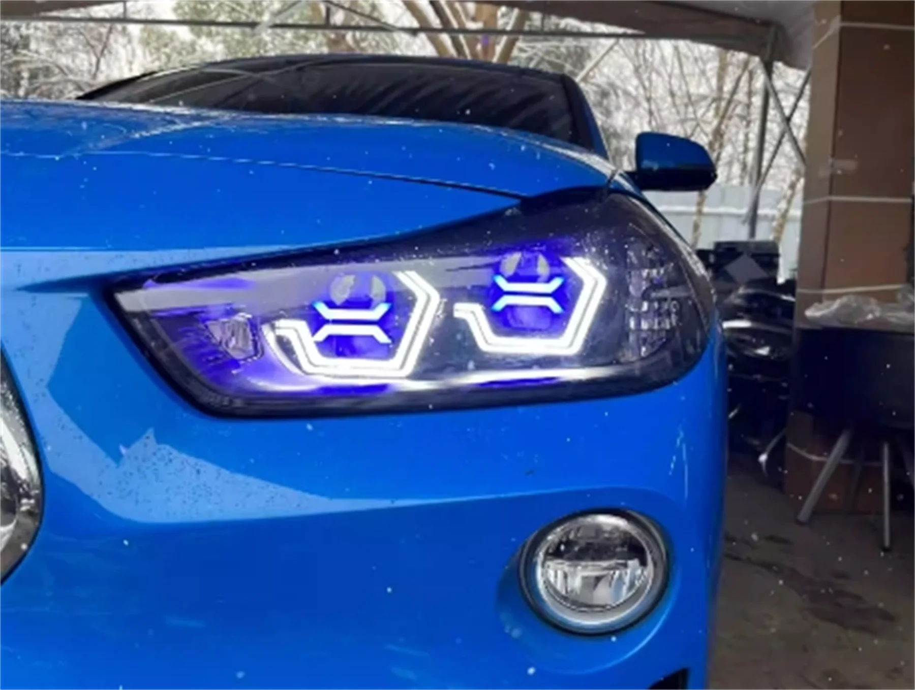 Автомобильная светодиодная фара дневные ходовые огни DRL для BMW X2