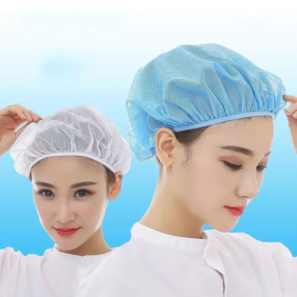 

Mesh Chef Hat Reusable Kitchen Restaurant Hotel Bakery Hat Catering Cooking Cap Workshop Cap
