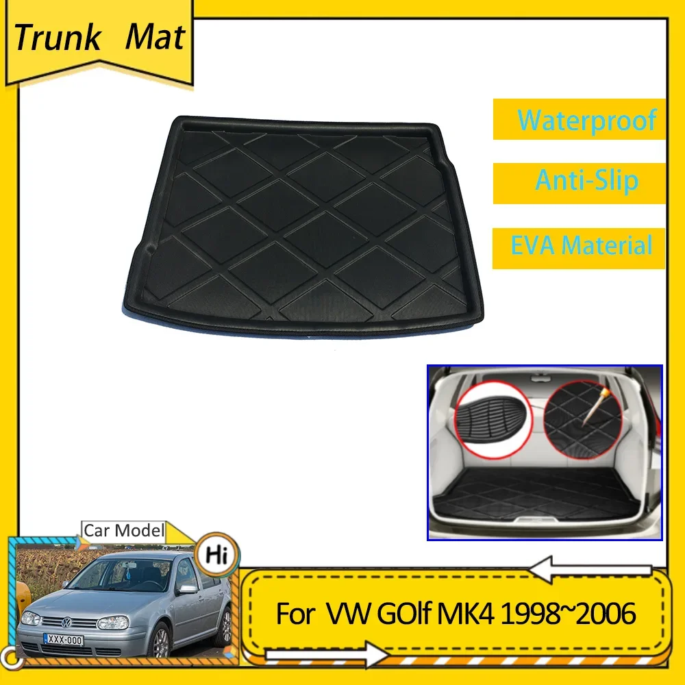 Автомобильный коврик для багажника Volkswagen VW Golf Mk4 1J City Town 1998 ~ 2006 задняя защитная