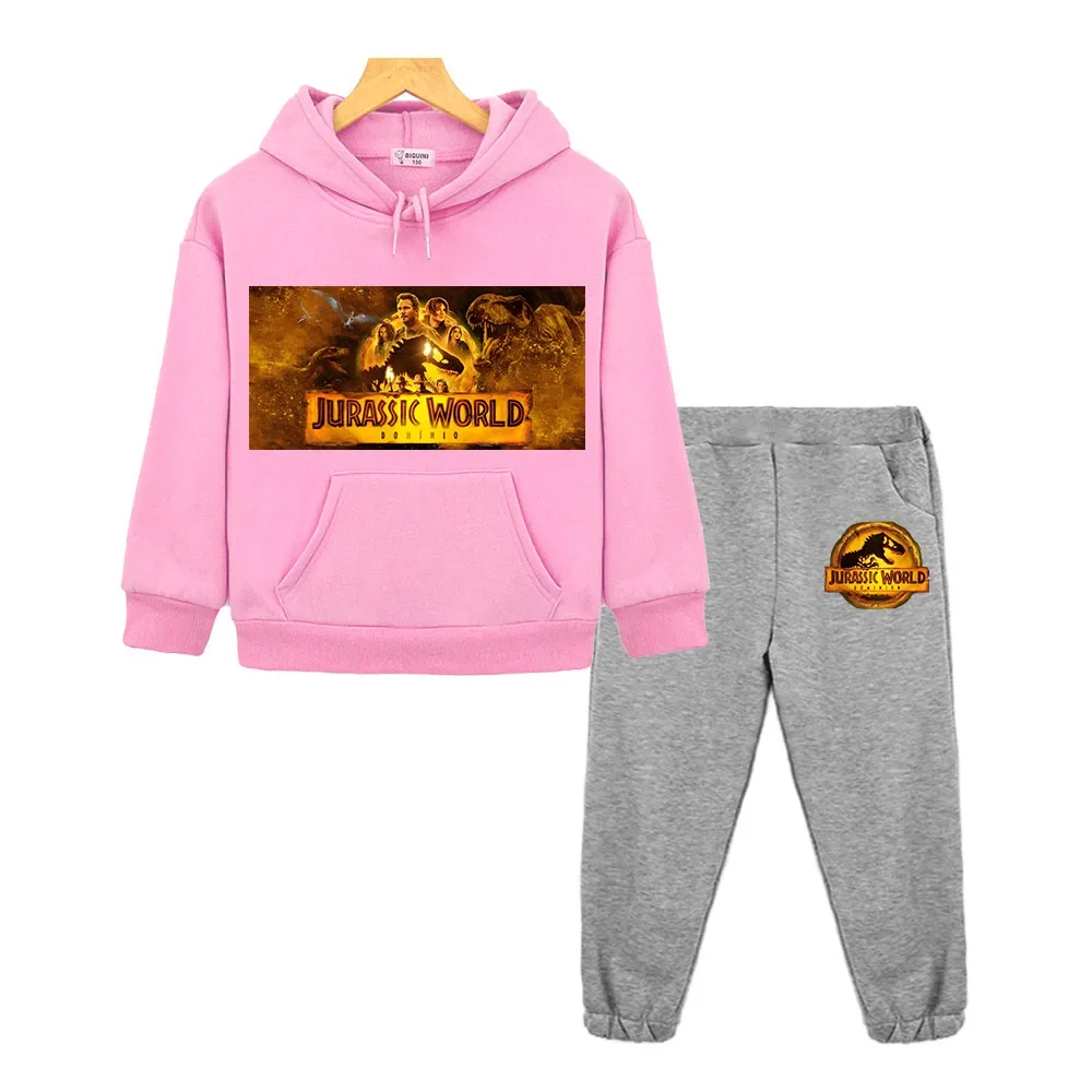 MINISO Флисовый Пуловер с капюшоном принтом динозавров