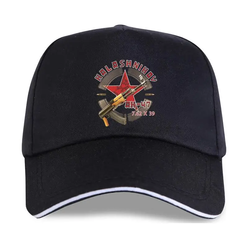 

new cap hat Rare 2021 Black Russian Ak 47 Kalashnikov Cotton Soviet Assault Rifle Nwt 2021 2021 Baseball Cap Men 100 % Cotton T