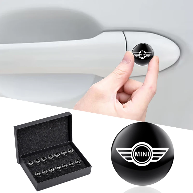 Автомобильный Дверной замок, наклейка с отверстием для ключей, наклейка для BMW Mini Cooper, для холодильника One F56 R56 R57 R58 R59 R60 JCW Countryman Clubman