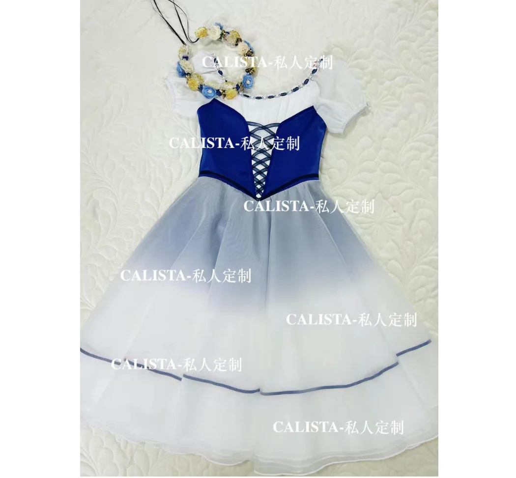 Новинка 2024 G Montpel tutu Farmer Variations темно-синее градиентное белое светлое длинное