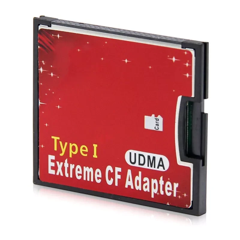 SD TF to CF Card Adapter Micro-SD SDHC SDXC to Compact Flash Memory Card Reader N84A
