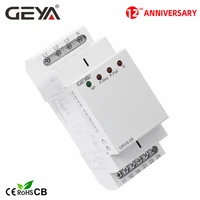 free shipping geya grv8 09 phase sequence relay phase failure relay 8a 2spdt 36mm width phase monitoring device 36mm width