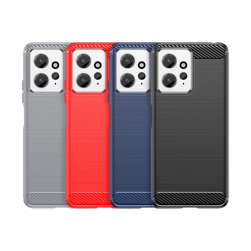 

For Redmi Note 12 Case for Xiaomi Redmi Note 12 Cover Soft Silicon Carbon Fiber Shockproof Phone Bumper for Redmi Note 12 Funda