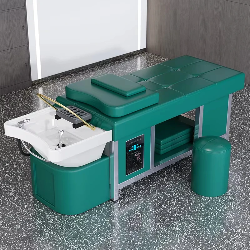 Профессиональный салон для мытья волос массажное кресло шампунь кровать