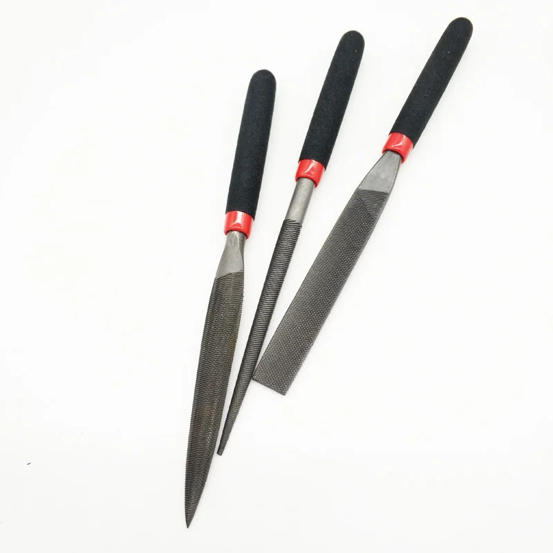 

3pcs Steel Files Needle File for Stone Glass Metal Carving Craft Flat File for Hard Materials Professional Hand Tools