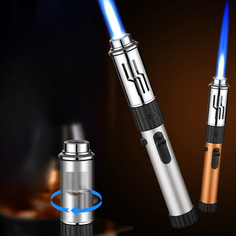 Новая бутановая газовая зажигалка Planet Lightsaber 360° ° Используйте металлическую