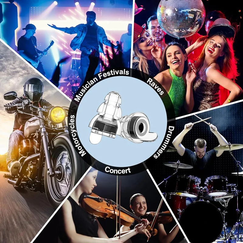 Высококачественные затычки для ушей концертов музыкантов шумоподавления