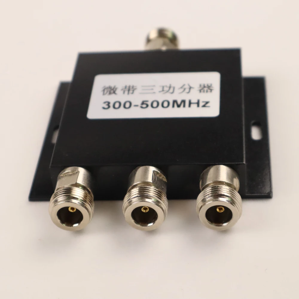 ZQTMAX Коаксиальный делитель мощности 1 к 3 пути 300-500 МГц сигнальный усилитель разделитель N женский разделитель для использования в рациях.