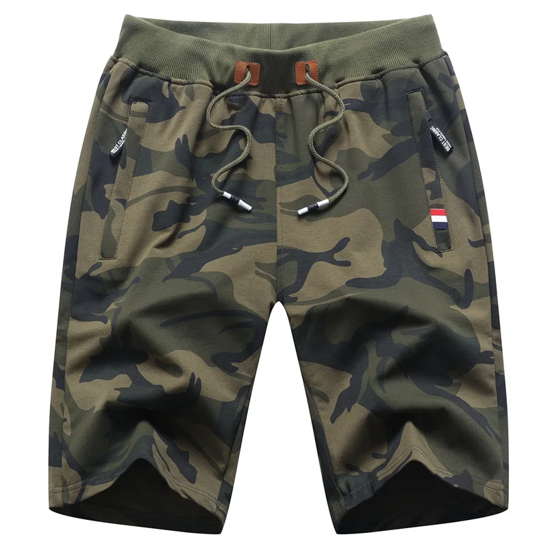 2022 Summer New Streetwear Army Camouflage Joggers Short Mens Military Cargo Shorts Cotton Work Casual Beach Short for Men Pant