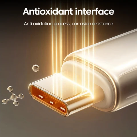 PD 240W Самый Большой Кабель USB-C Для Быстрой Зарядки Ноутбуков, Линия Передачи Данных Для iPhone 15 16 Xiaomi Samsung Huawei