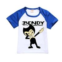 kids dabbing bendying and the ink machine tshirt baby boy horror t shirts children casual clothes girls summer short sleeve tops