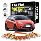 TPKE 10 шт., безошибосветодиодный лампы, купольный светильник для чтения в салоне, комплект для Fiat Bravo 2 II MK2 (2007-2016), светильник номерного знака