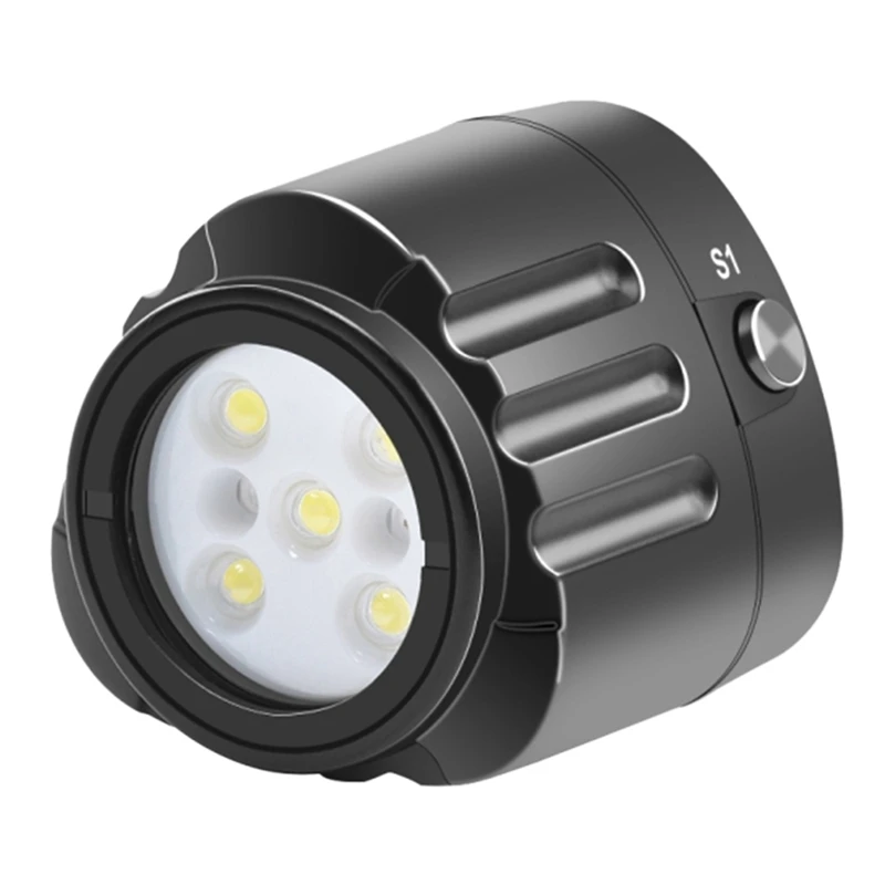 

SL-18 60Meter Diving Fill LED Light Underwater LED Photography Waterproof Dive Fill Light for GoPro HERO9 HERO8 Insta360