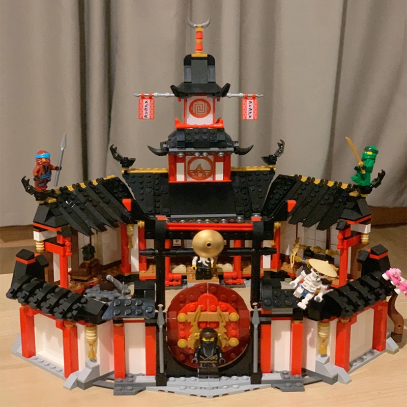 

IN STOCK Monastery of Spinjitzu Building Blocks Kit Bricks Classic Ninja Movie Model Toys for Children Christmas Gift 70670