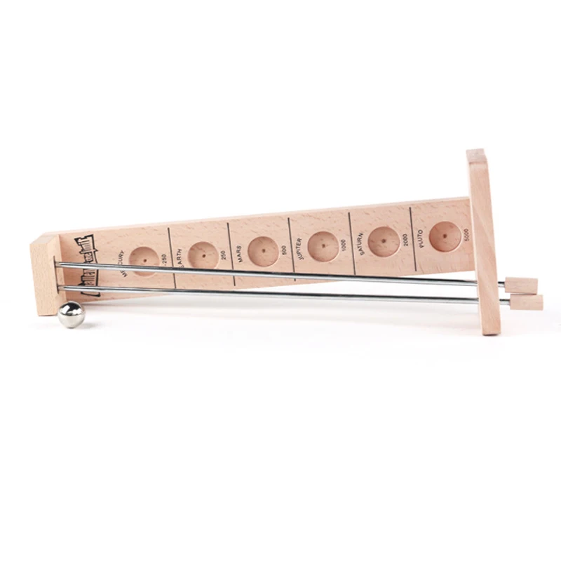 Деревянная игра Стрельба по луне большой баланс настольный мяч координация рук и