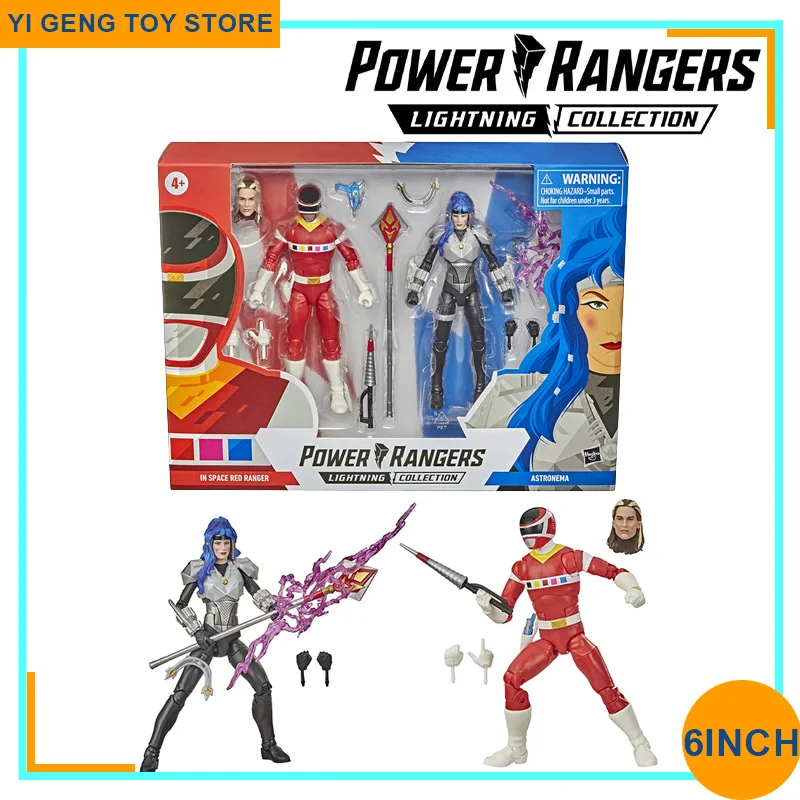 

Original Power Rangers Lightning Collection In Space Red Ranger Astronema Action Figure 6 Inch Collectible Model Doll Toys Gifts
