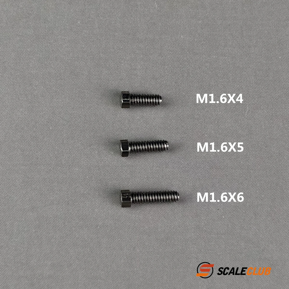 

Scaleclub Model 1.6mm Nut Screw External Hexagon Screw For Tamiya Lesu For Scania Man Actros Volvo Car Parts Rc Truck Trailer